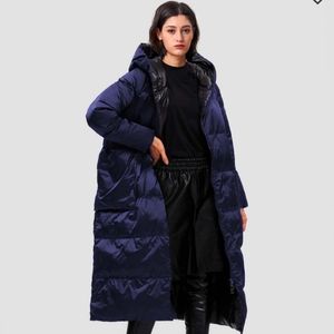 NWT Nap lightweight white duck down puffer coat